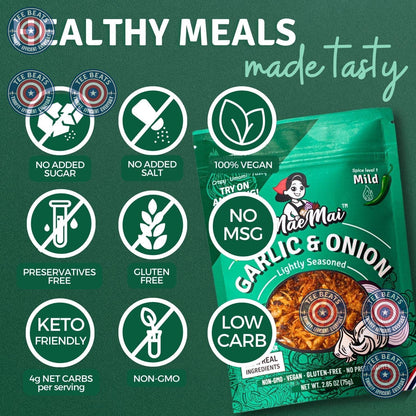 MaeMai MILD Spice – Simple Brown Rice Topper for Intentional Kitchens, Two-Ingredient Clean Crunch