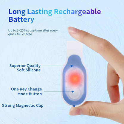 Rechargeable Nurse Light Clip On – Safer Alternative to Phone Flashlight for Patient Care, No Overheating Silicone Build