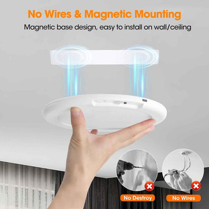 [Brand] Magnetic Ceiling Light – Wireless Minimalist Closet and Hallway Light, No Drilling
