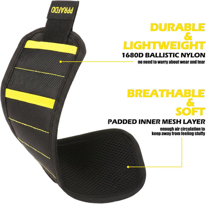 Magnetic Wristband for Holding Screws – Unique Stocking Stuffer Gift for Dad, Husband, and Grandpa Who Has Everything