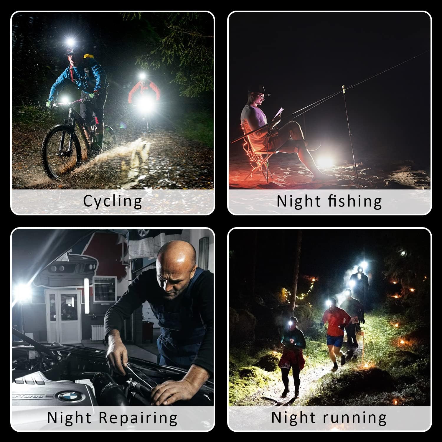 MAKDAK COB Keychain Flashlight – Compact EDC Light for Camping, Hiking, and Night Walks