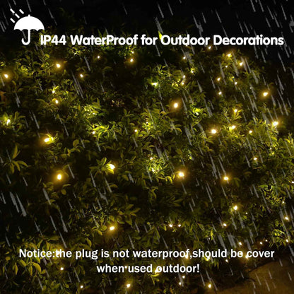 FestoonNET Pro – UL Certified Flameless LED Net Lights, Family-Safe Holiday Lighting for Bushes and Shrubs