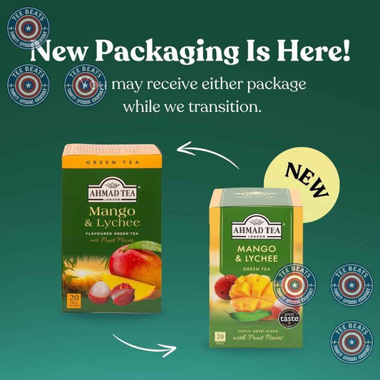 Ahmad Tea Mango & Lychee Green Tea – Clean Pantry Staple, Sugar-Free Everyday Brew
