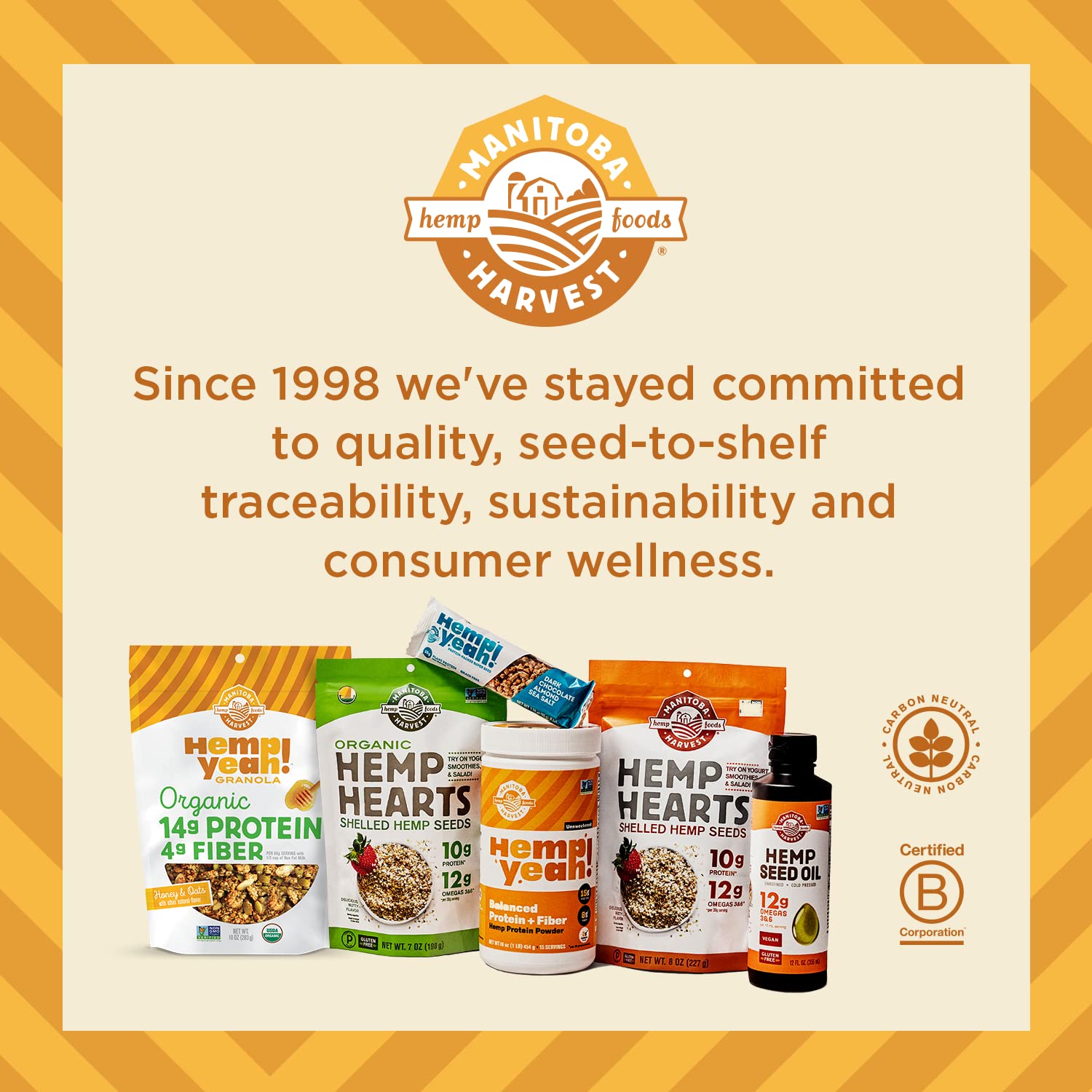 Manitoba Harvest Hemp Yeah Granola – Portable Protein Fuel for Trail Mix and Hiking Snacks