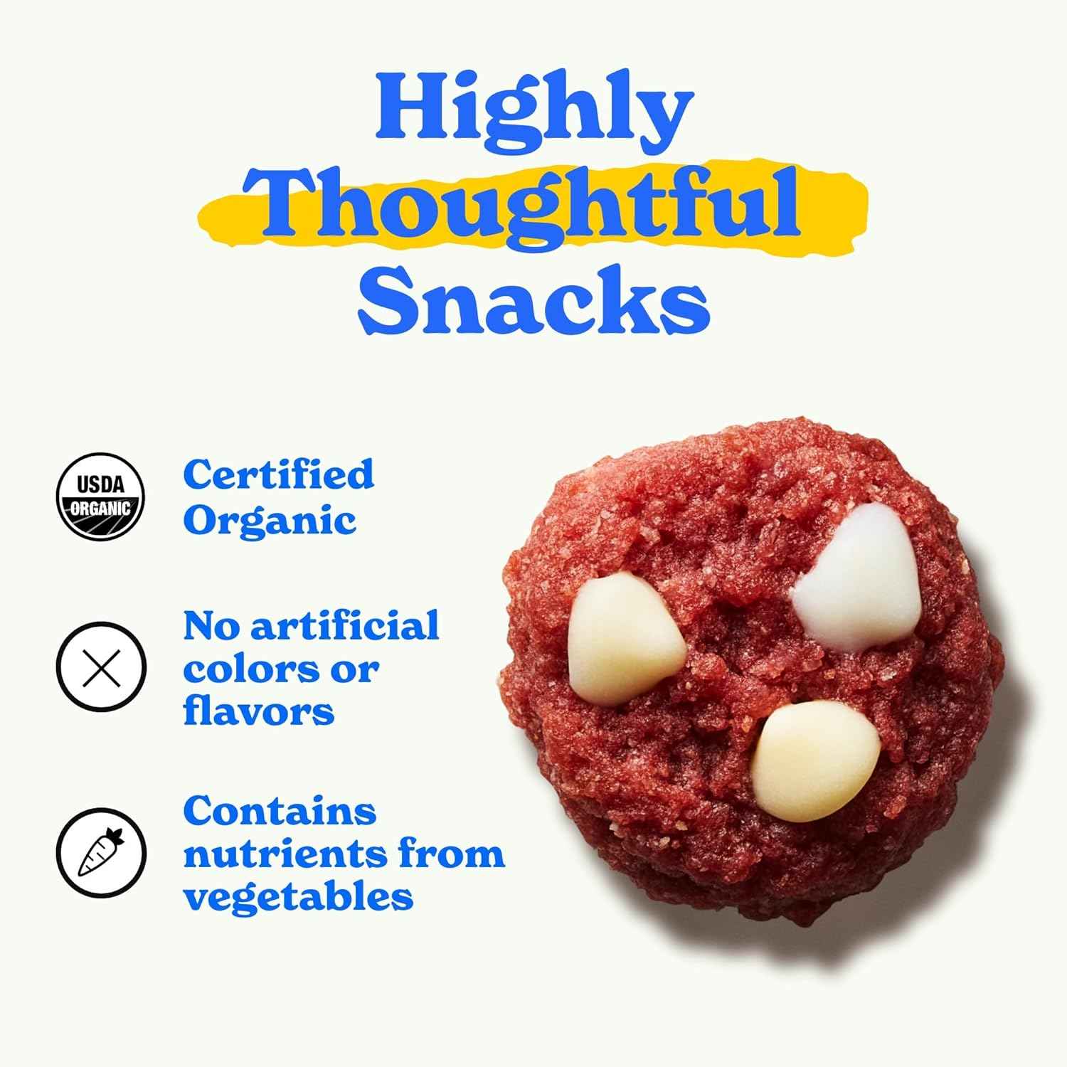 MadeGood Red Velvet Soft-Baked Cookies – Allergy-Free School Lunchbox Treat for Kids