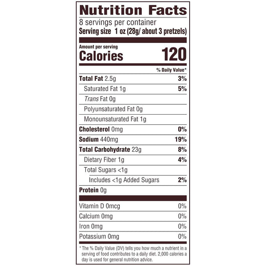 Snyder's of Hanover Gluten Free Pretzel Rods – Low Fat Celery Friendly Snack for Gluten Free Living, 8 oz Bag