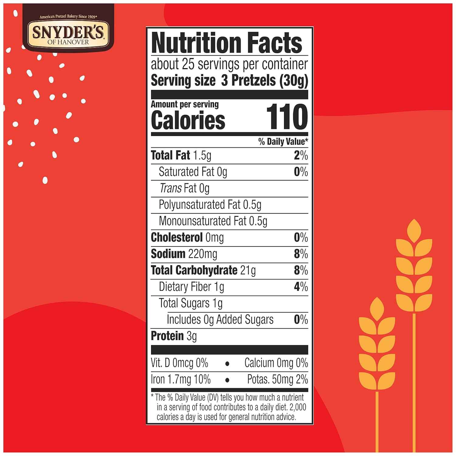 Snyder's of Hanover Pretzel Rods – Nut-Free Lunchbox Snack for Kids' Lunchboxes and After-School Cravings