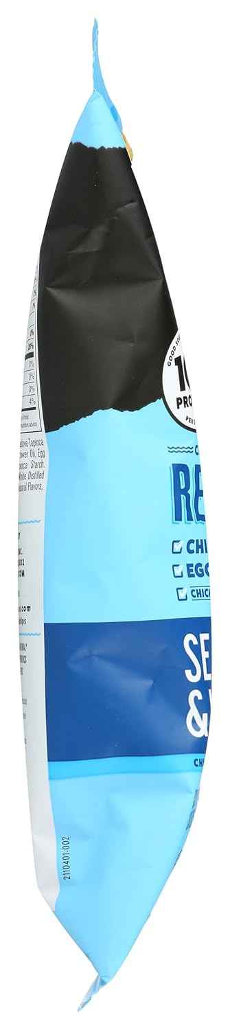 Wilde Protein Chips Sea Salt and Vinegar – Lightweight Snack for Hiking Trails and Camping Trips