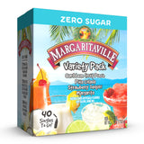 Margaritaville Singles to Go Water Drink Mix – Office Desk Hydration for Midday Focus, Tropical Single-Serve Powder Sticks