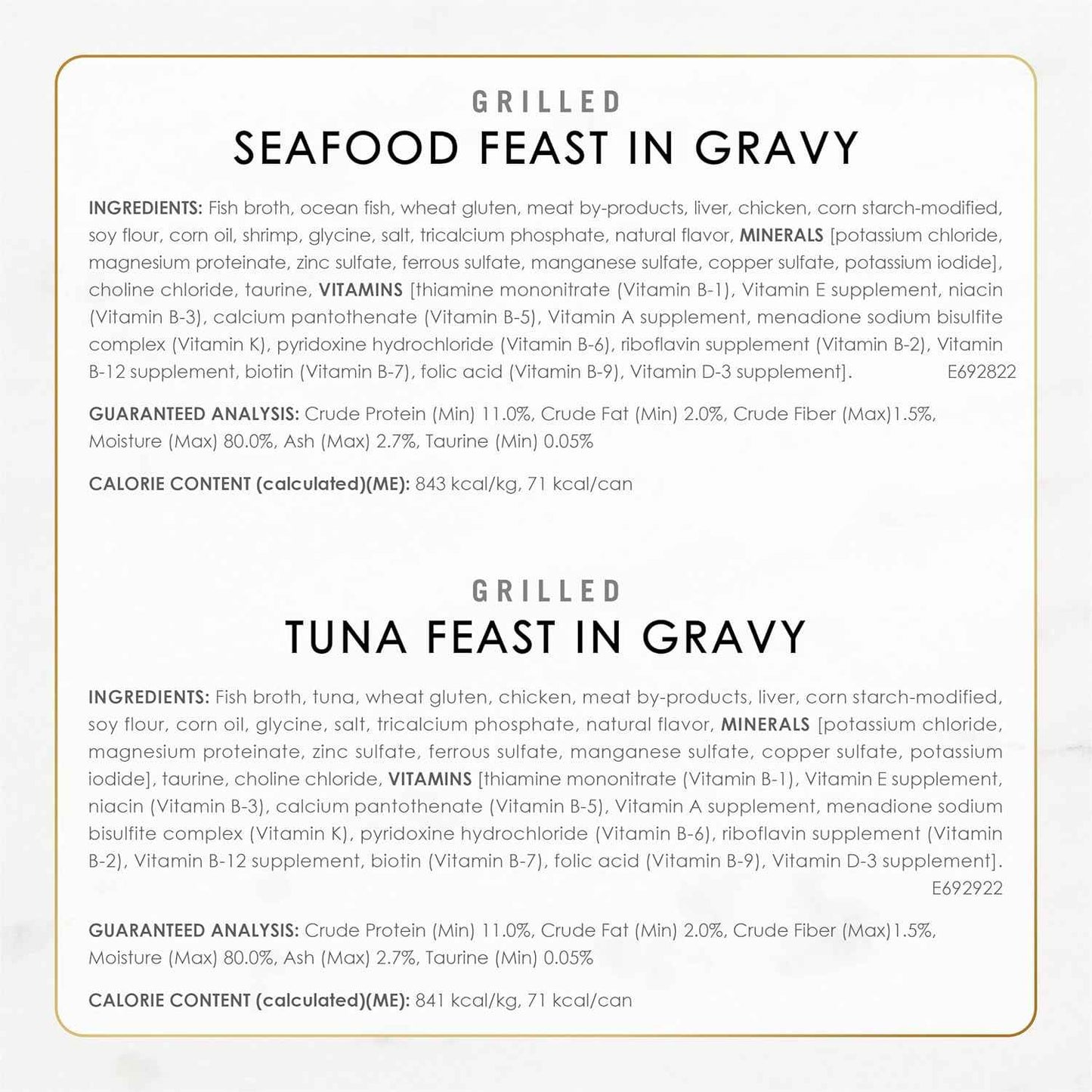 Purina Fancy Feast Seafood Collection in Gravy – Practical Pet Parent Gift for Holidays and Housewarmings, 30 Pack