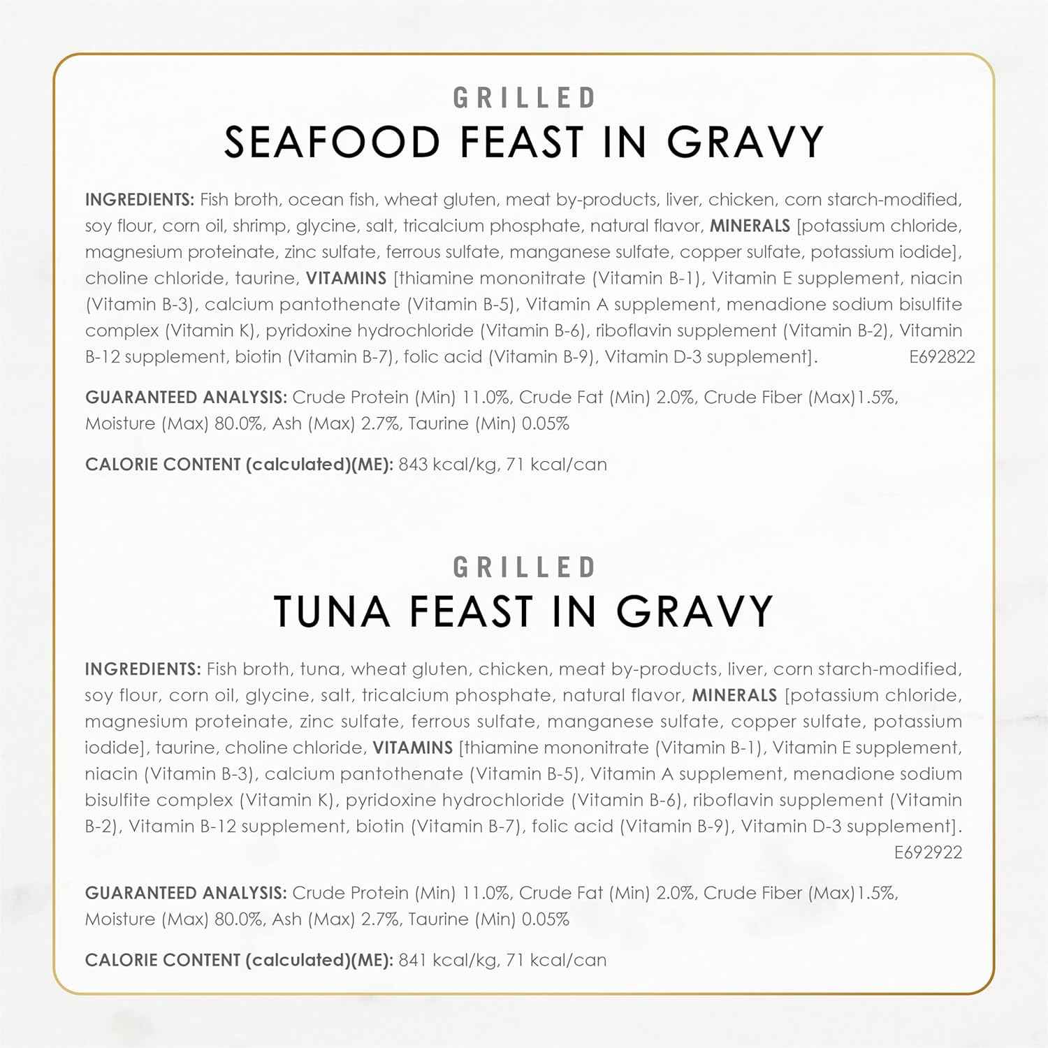 Purina Fancy Feast Seafood Collection in Gravy – Practical Pet Parent Gift for Holidays and Housewarmings, 30 Pack