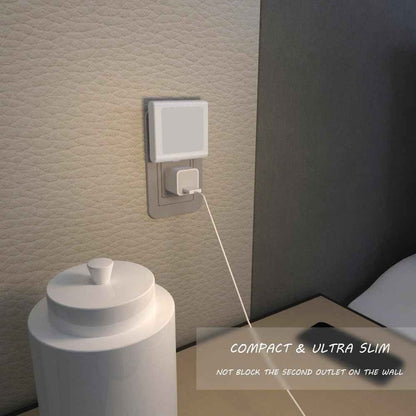 MAZ-TEK Dimmable Night Light for Kids Room – Warm White LED with Auto Sensor, Cool to the Touch