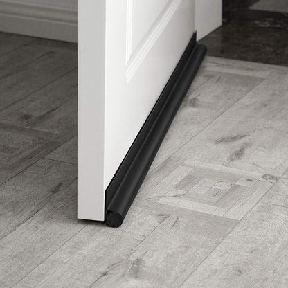 MAXTID Door Draft Stopper 36 Inch Black Adjustable Door Draft Blocker Front Door Draft Guard for Bottom of Doors Weather Stripping Door Seal Strip