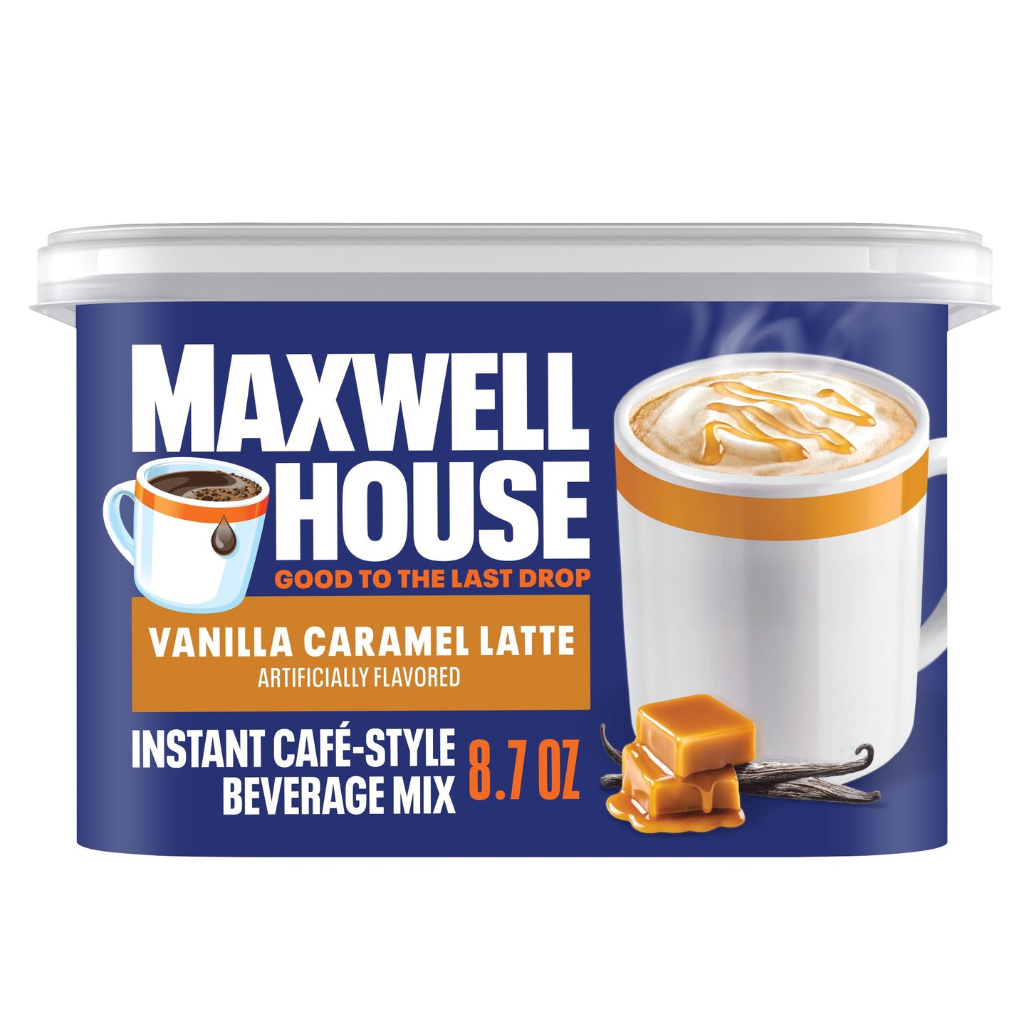Maxwell House International Instant Coffee – Nostalgic Birthday Gift for Mom, Hazelnut Cafe, 9 oz Canister