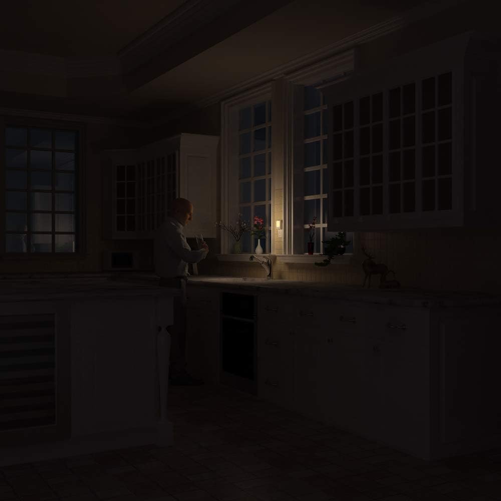 MAZ-TEK Motion Sensor Night Light – Fall Prevention for Hallways, Staircases and Dark Basement Steps