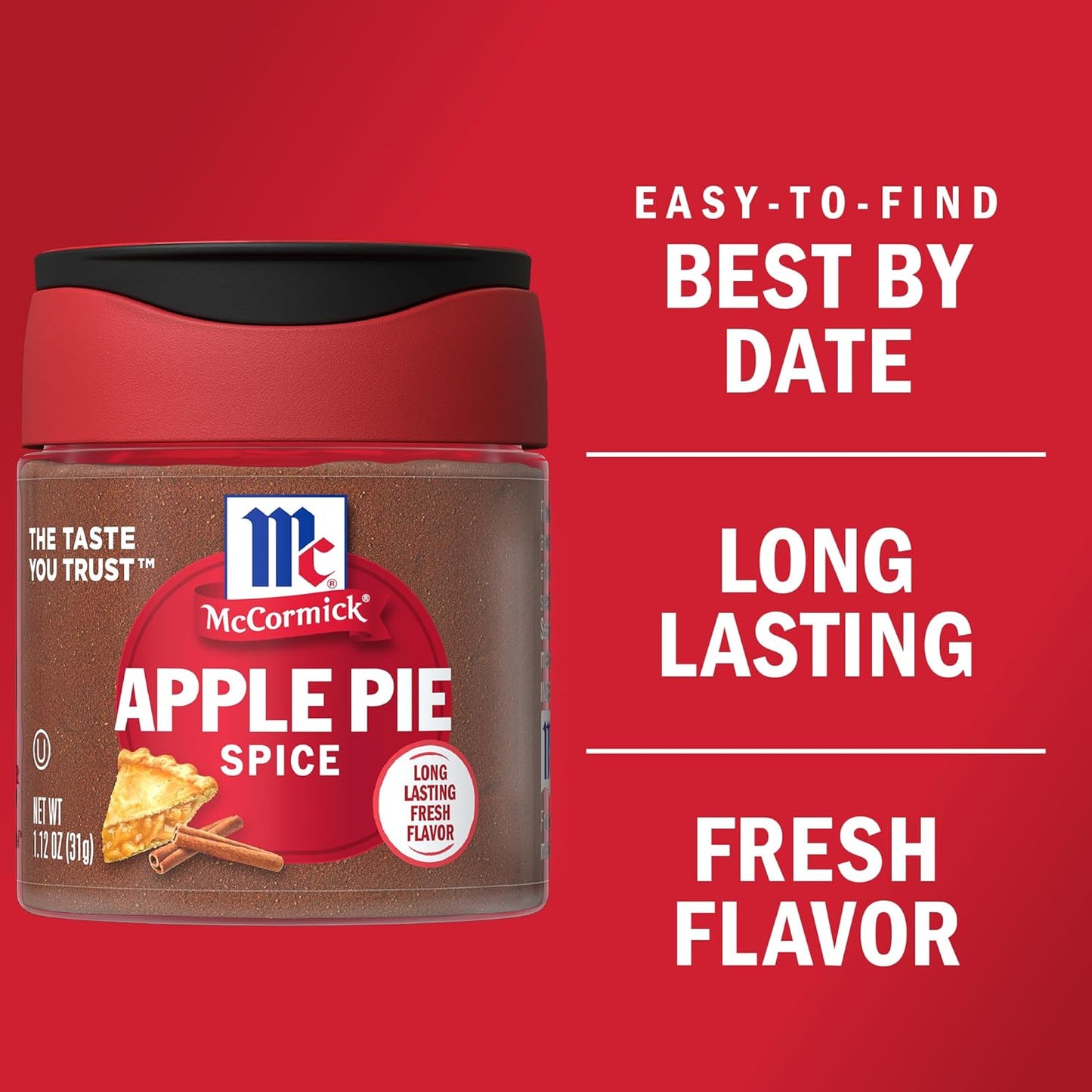 McCormick Apple Pie Spice 1.12 oz – Thoughtful Housewarming Gift for New Home Bakers
