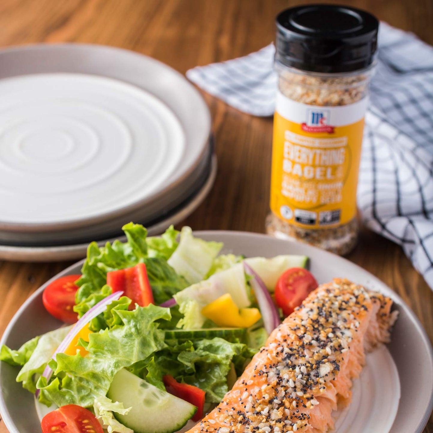 McCormick Everything Bagel All Purpose Seasoning – Thoughtful Housewarming Gift for New Home Cooks, 4.8 oz Shaker