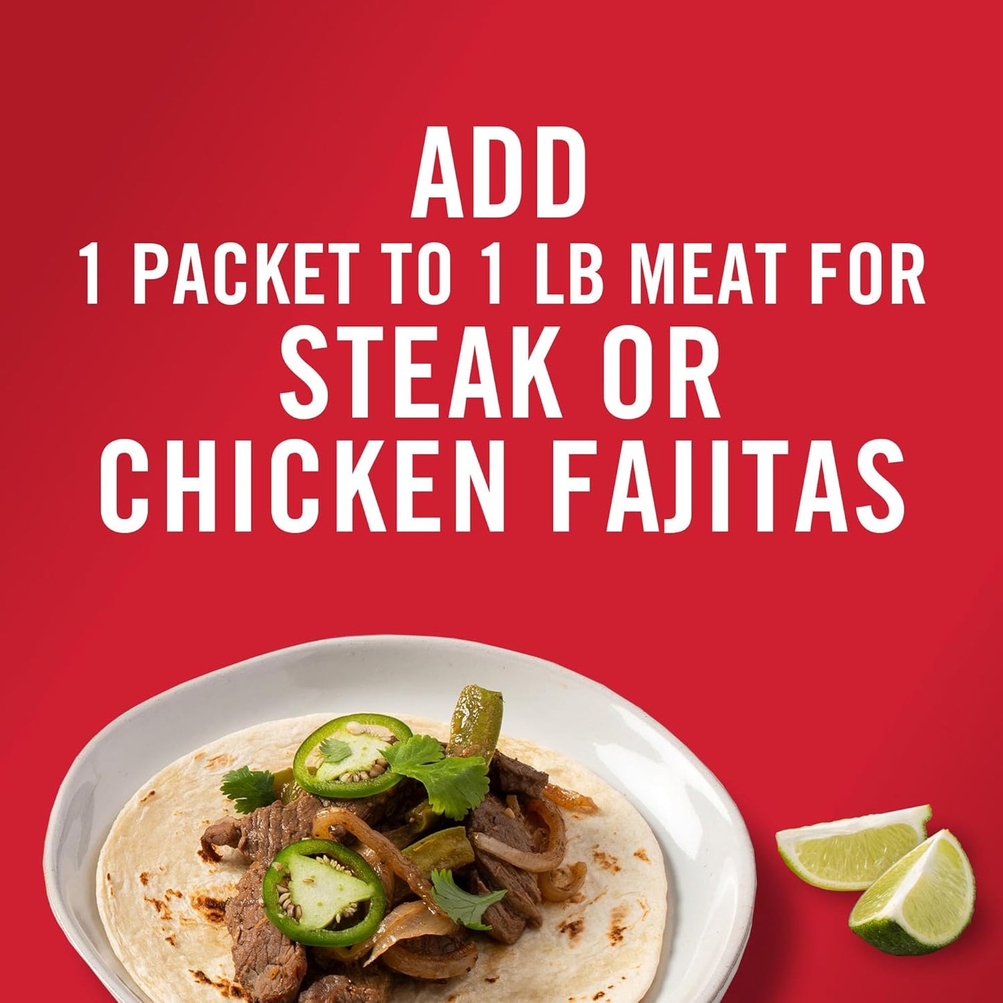 McCormick Fajita Seasoning Mix – Family Kitchen Staple for 20-Minute Weeknight Chicken and Steak Fajitas