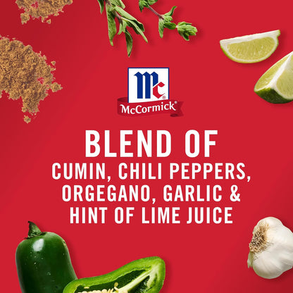 McCormick Fajita Seasoning Mix – Family Kitchen Staple for 20-Minute Weeknight Chicken and Steak Fajitas