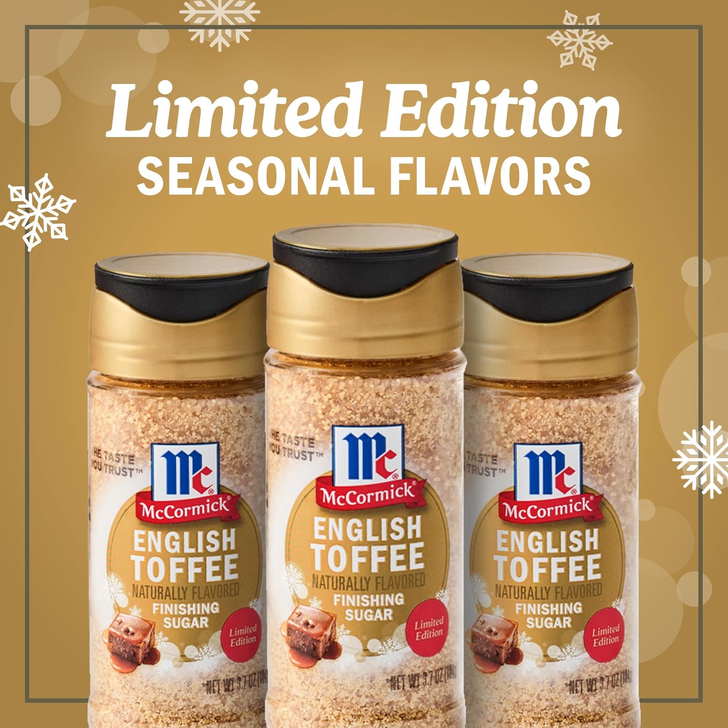 McCormick Finishing Sugar – Limited Edition Holiday Hostess Gift for Women, Festive Dessert & Cocktail Topping