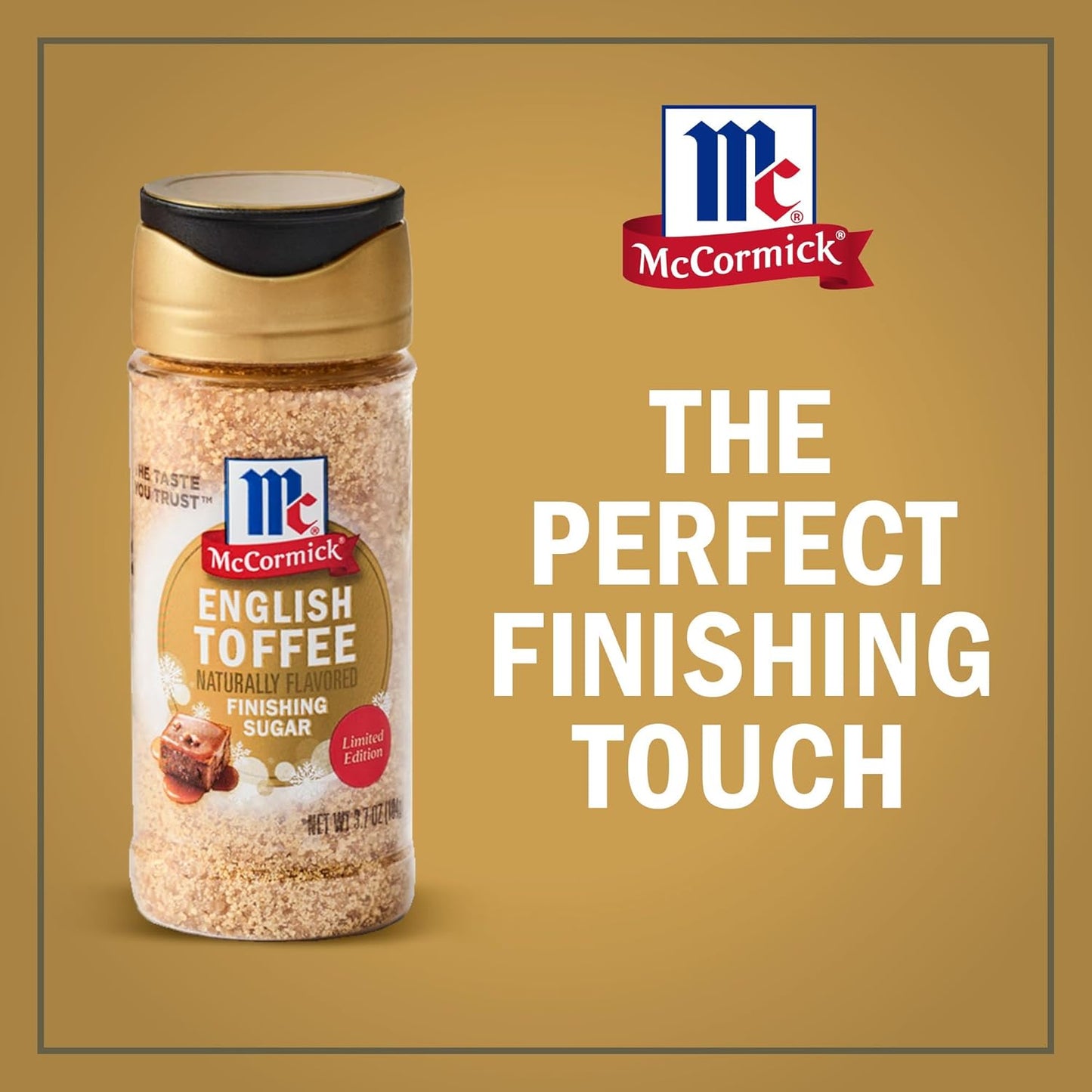 McCormick Finishing Sugar – Limited Edition Holiday Hostess Gift for Women, Festive Dessert & Cocktail Topping