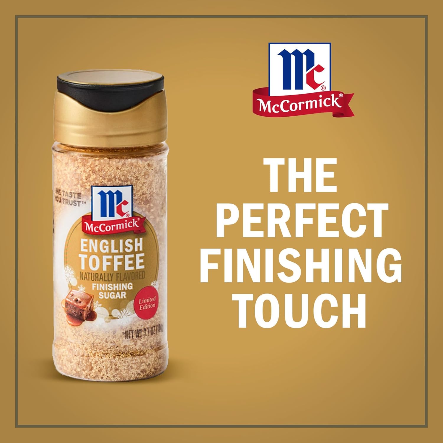 McCormick Finishing Sugar – Limited Edition Holiday Hostess Gift for Women, Festive Dessert & Cocktail Topping
