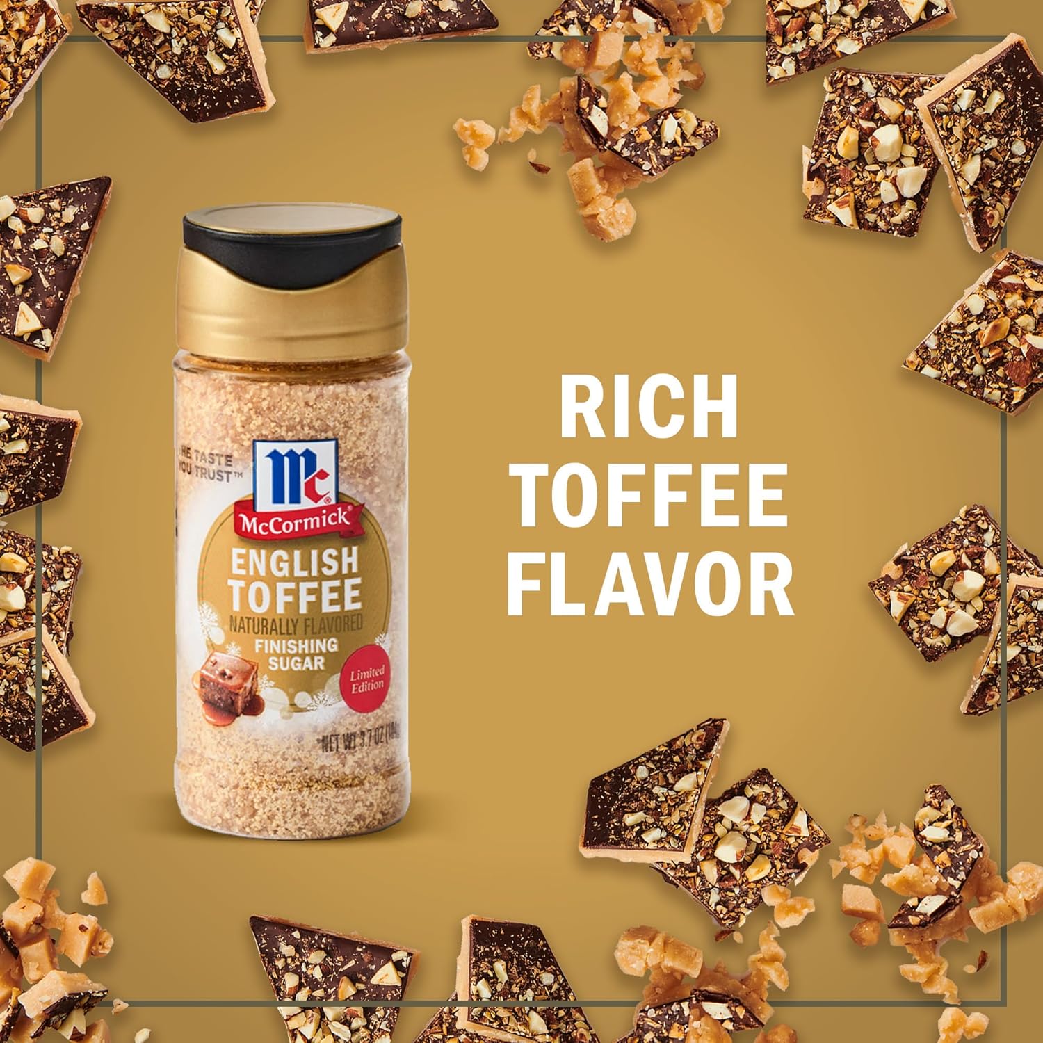 McCormick Finishing Sugar – Limited Edition Holiday Hostess Gift for Women, Festive Dessert & Cocktail Topping