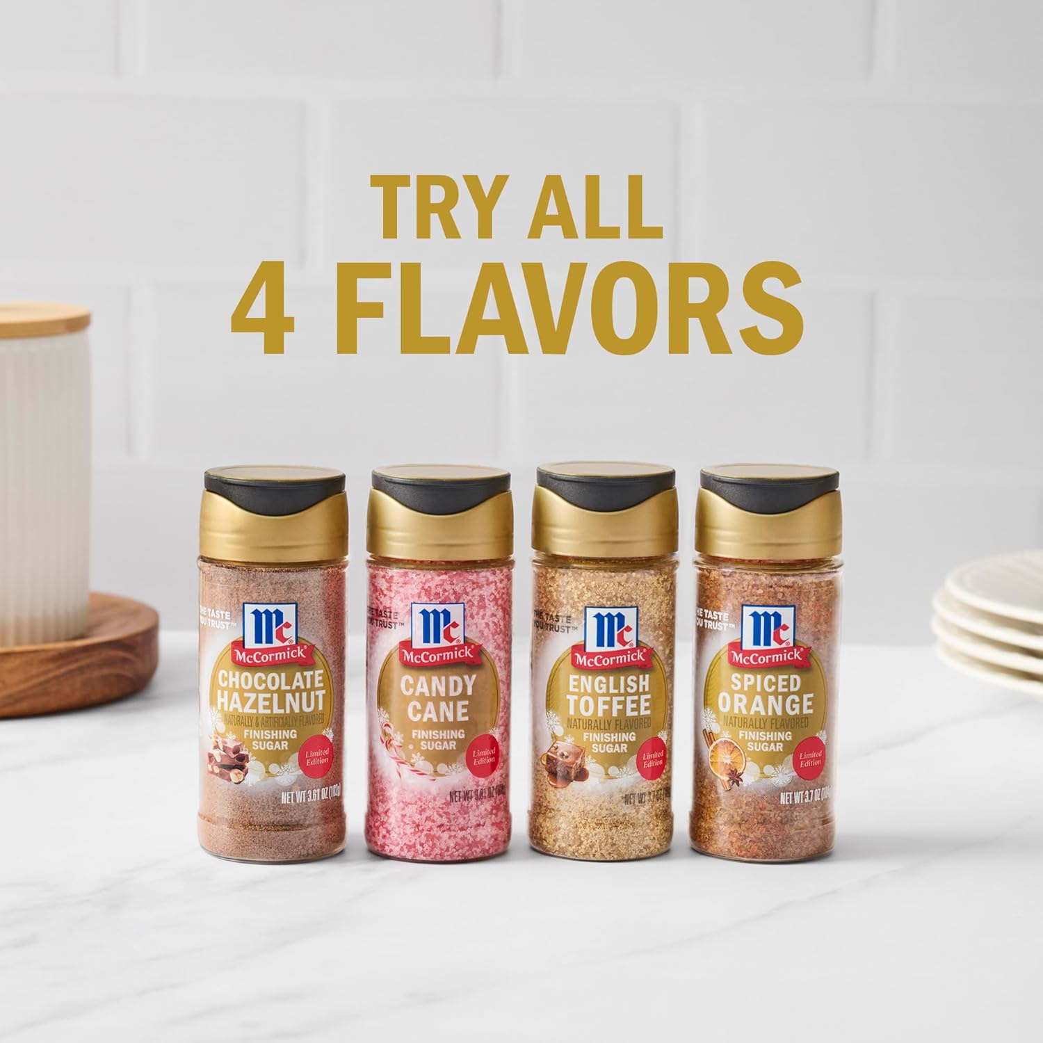 McCormick Finishing Sugar – Limited Edition Holiday Hostess Gift for Women, Festive Dessert & Cocktail Topping