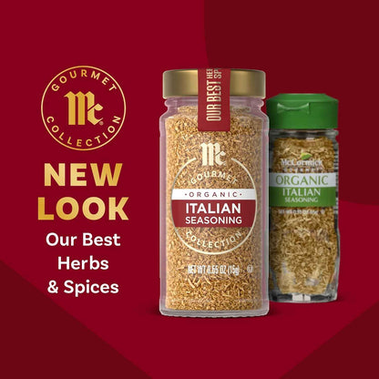 McCormick Gourmet Organic Italian Seasoning – Clean-Label Pantry Staple for Home Cooks Who Care About What They Eat
