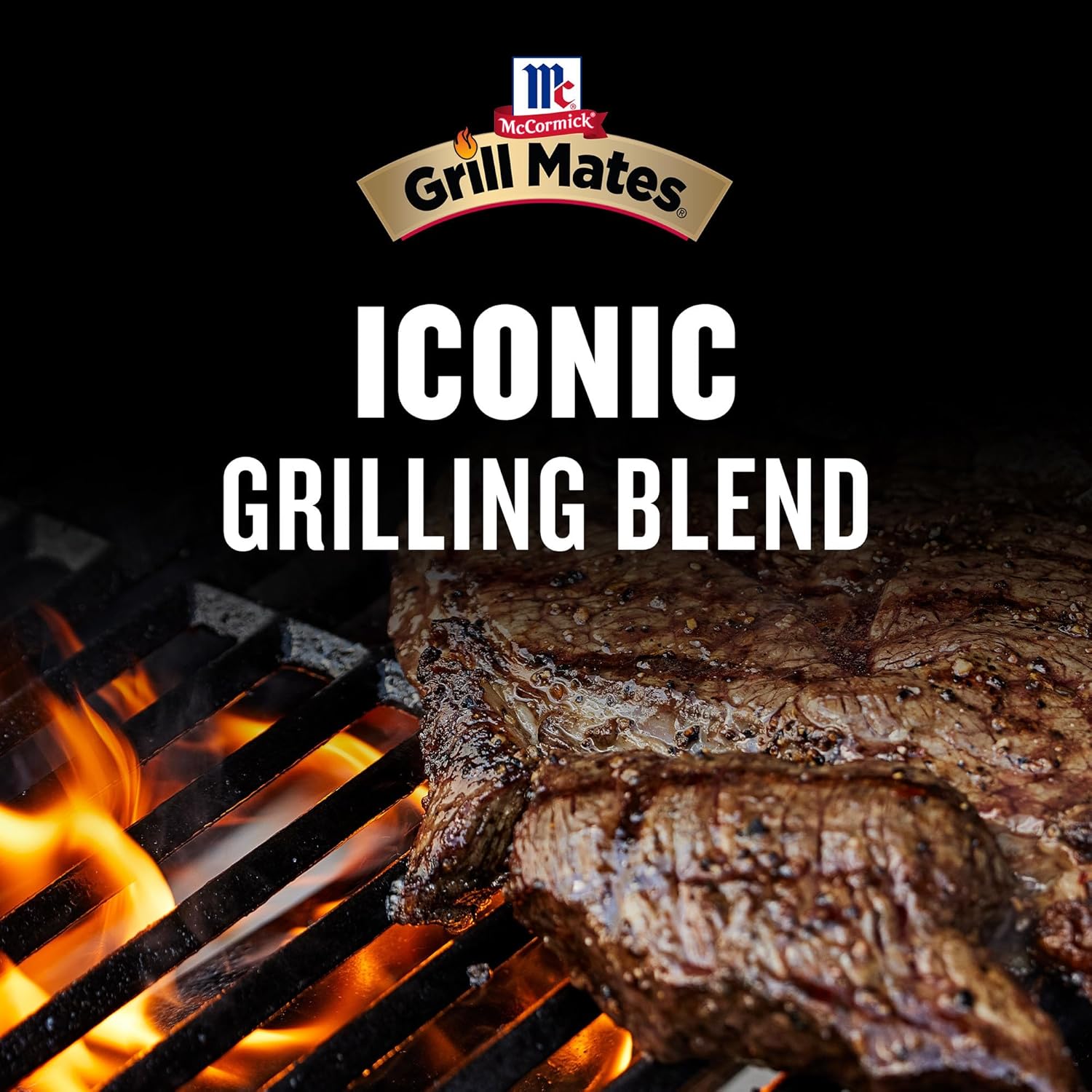 McCormick Grill Mates 25% Less Sodium Montreal Steak Seasoning for Heart-Healthy Home Grilling, Low-Sodium Pantry Staple for Wellness-Focused Cooks