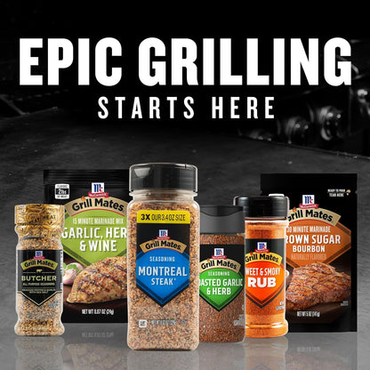 McCormick Grill Mates Montreal Steak Seasoning – Housewarming Gift Set for New Homeowners Who Love to Grill