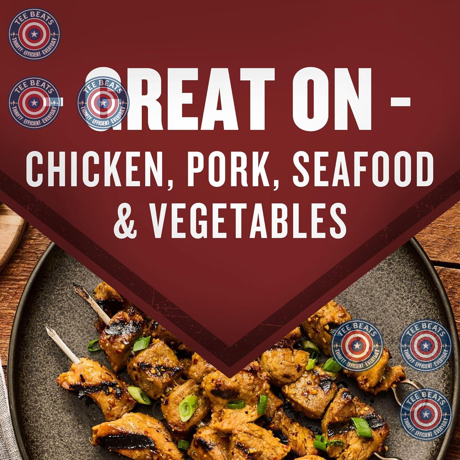 McCormick Grill Mates Pineapple Teriyaki Seasoning as a Father's Day Grill Gift, Savory-Sweet Asian-Inspired Rub in a 3.5 oz Bottle