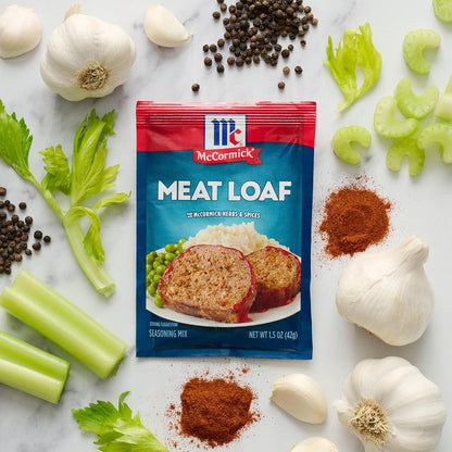 McCormick Meat Loaf Seasoning Mix – Quick Weeknight Dinner for Busy Home Cooks, 10-Minute Prep