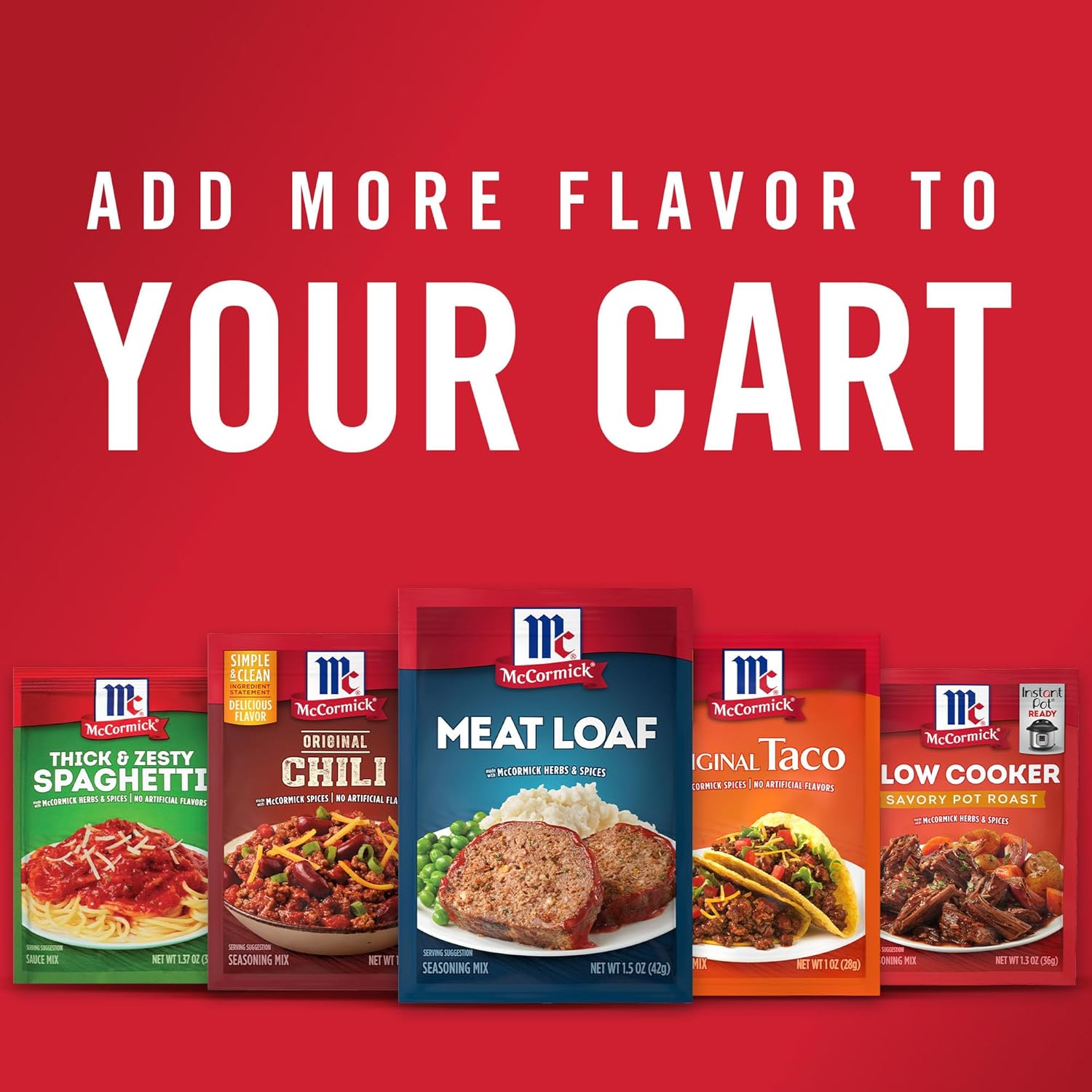 McCormick Meat Loaf Seasoning Mix – Quick Weeknight Dinner for Busy Home Cooks, 10-Minute Prep