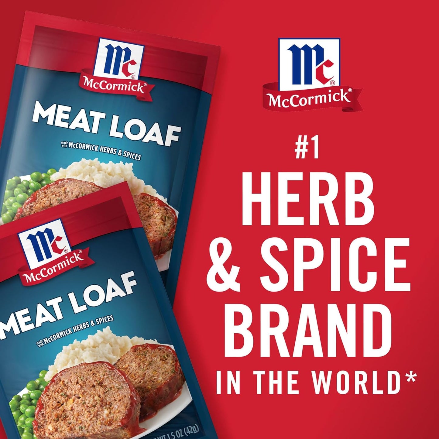 McCormick Meat Loaf Seasoning Mix – Quick Weeknight Dinner for Busy Home Cooks, 10-Minute Prep