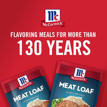 McCormick Meat Loaf Seasoning Mix – Quick Weeknight Dinner for Busy Home Cooks, 10-Minute Prep