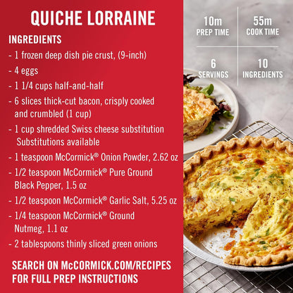 McCormick Onion Powder 7.62 oz – Weeknight Dinner Prep Spice for Busy Home Cooks