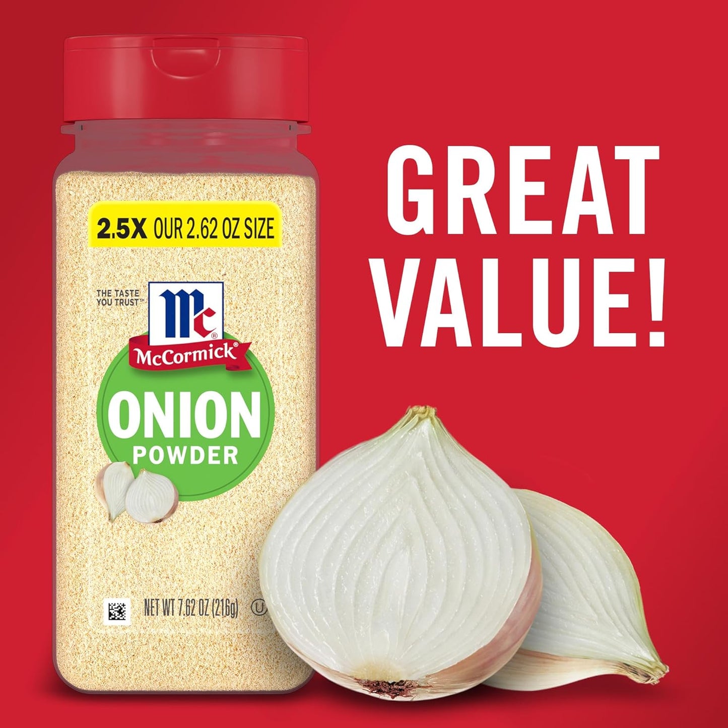 McCormick Onion Powder 7.62 oz – Weeknight Dinner Prep Spice for Busy Home Cooks