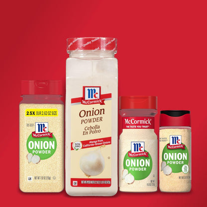McCormick Onion Powder 7.62 oz – Weeknight Dinner Prep Spice for Busy Home Cooks