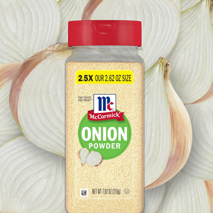 McCormick Onion Powder 7.62 oz – Weeknight Dinner Prep Spice for Busy Home Cooks