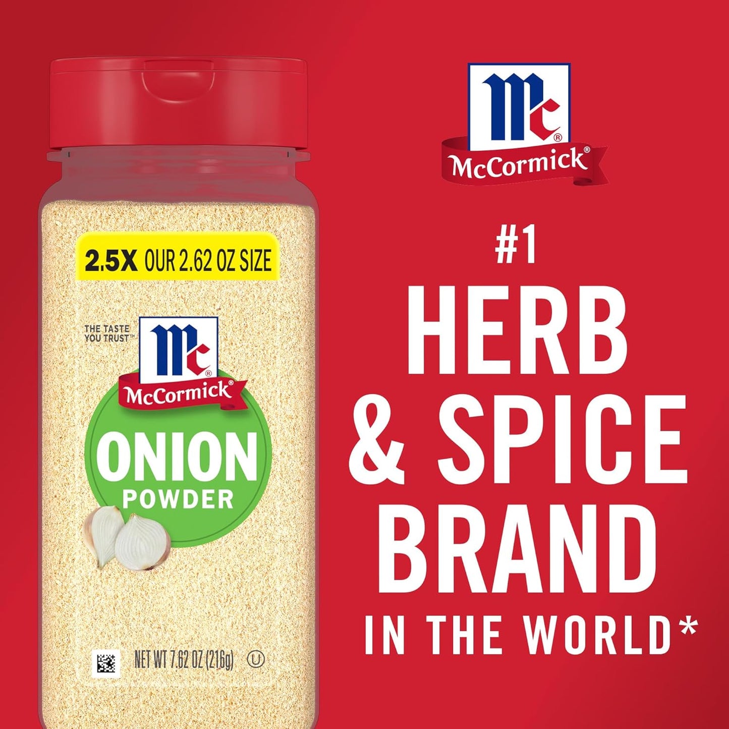 McCormick Onion Powder 7.62 oz – Weeknight Dinner Prep Spice for Busy Home Cooks