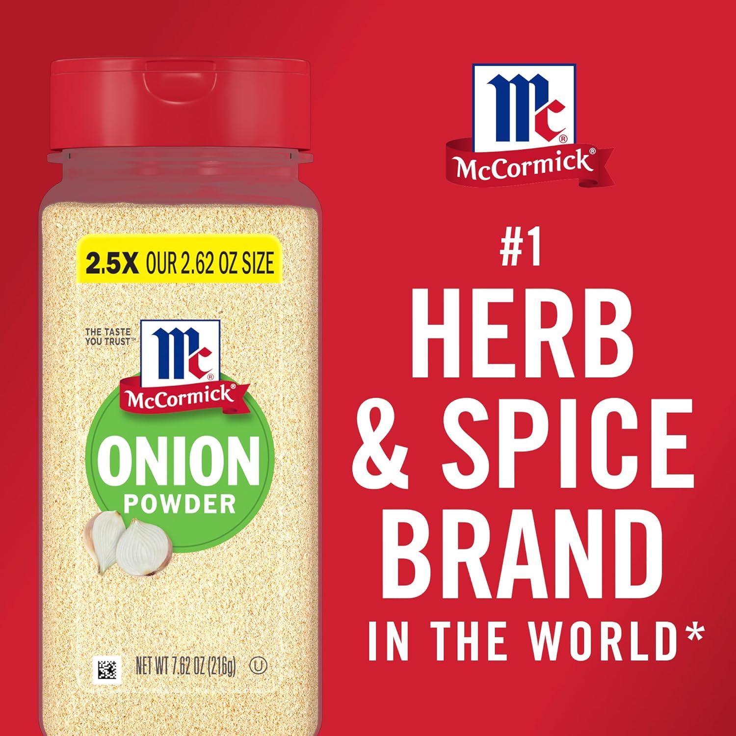 McCormick Onion Powder 7.62 oz – Weeknight Dinner Prep Spice for Busy Home Cooks