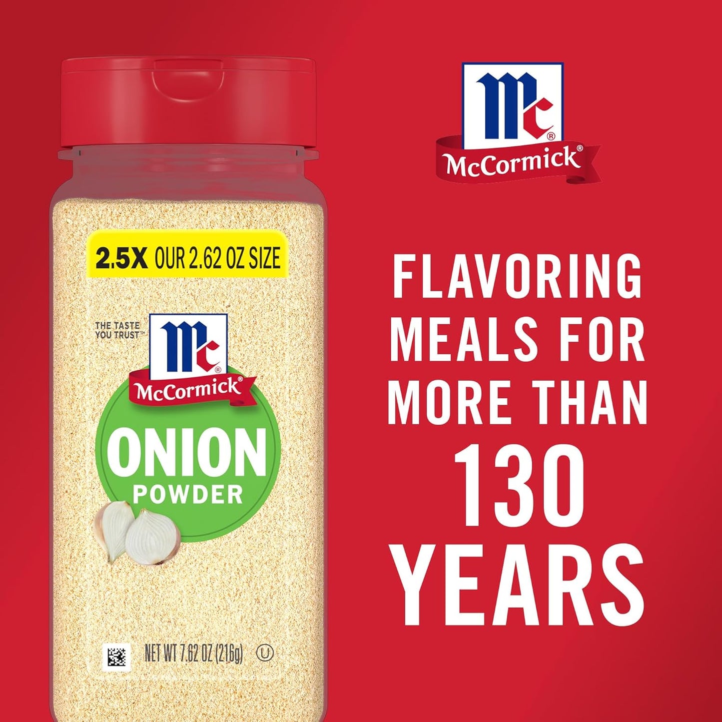 McCormick Onion Powder 7.62 oz – Weeknight Dinner Prep Spice for Busy Home Cooks