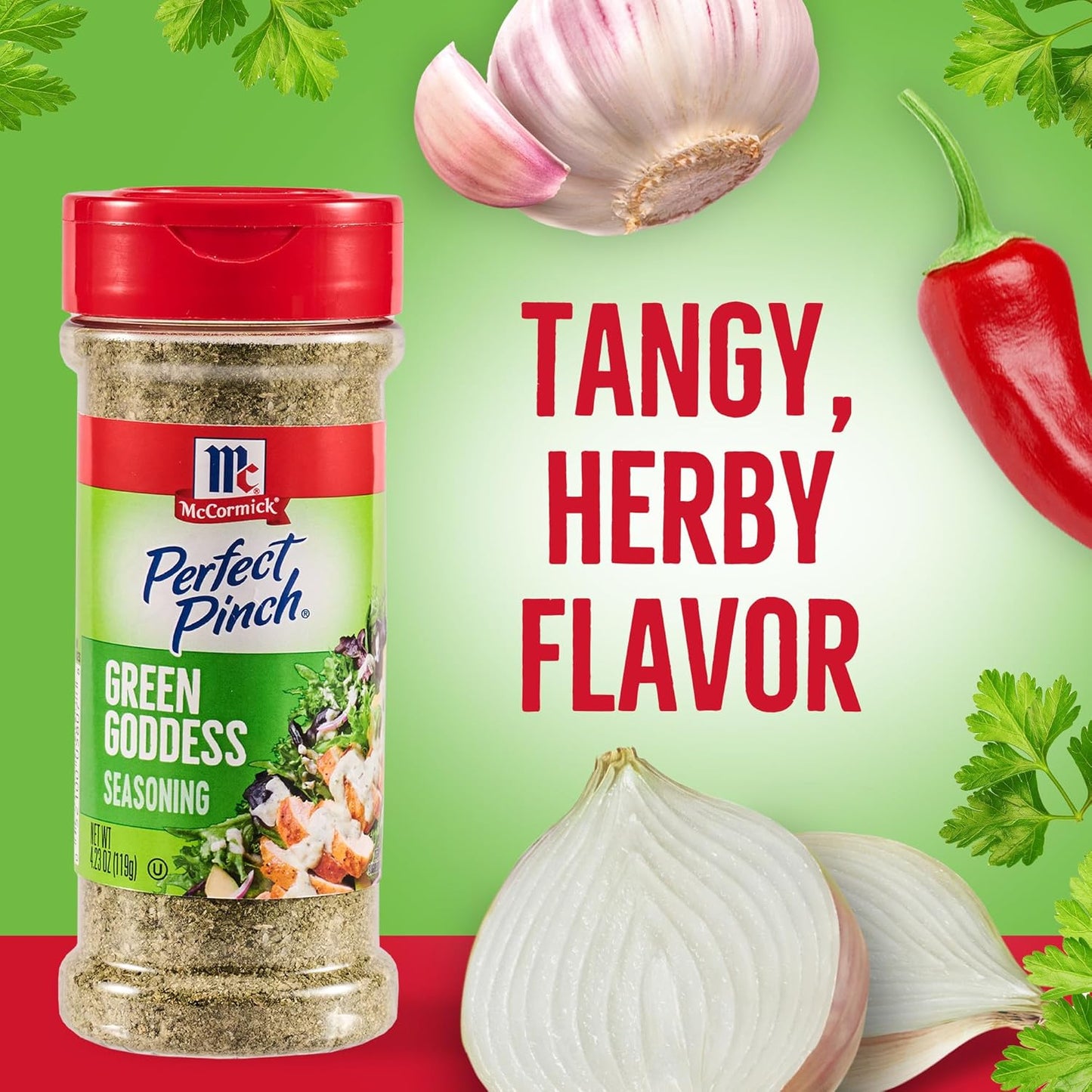 McCormick Perfect Pinch Green Goddess Seasoning – Mindful Home Cooking Spice for Calming Weeknight Dinners