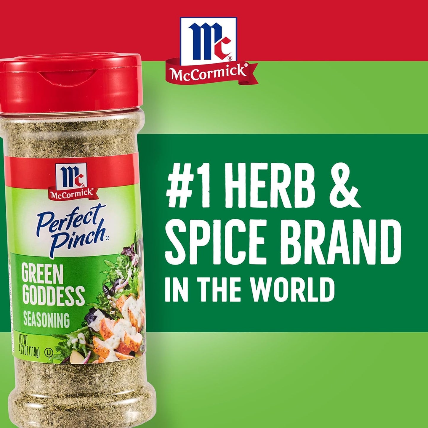 McCormick Perfect Pinch Green Goddess Seasoning – Mindful Home Cooking Spice for Calming Weeknight Dinners