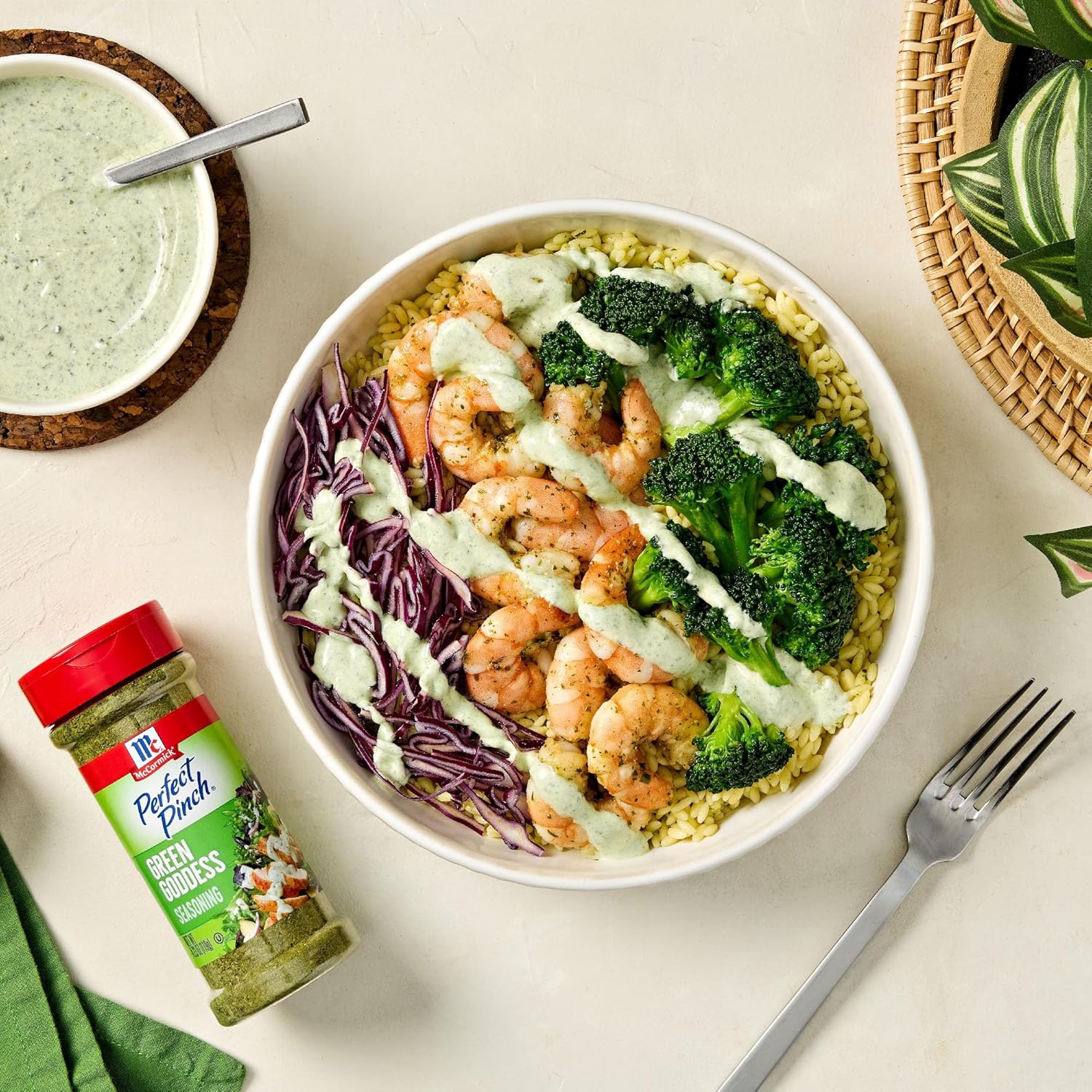 McCormick Perfect Pinch Green Goddess Seasoning – Mindful Home Cooking Spice for Calming Weeknight Dinners