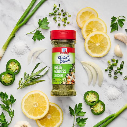 McCormick Perfect Pinch Green Goddess Seasoning – Mindful Home Cooking Spice for Calming Weeknight Dinners
