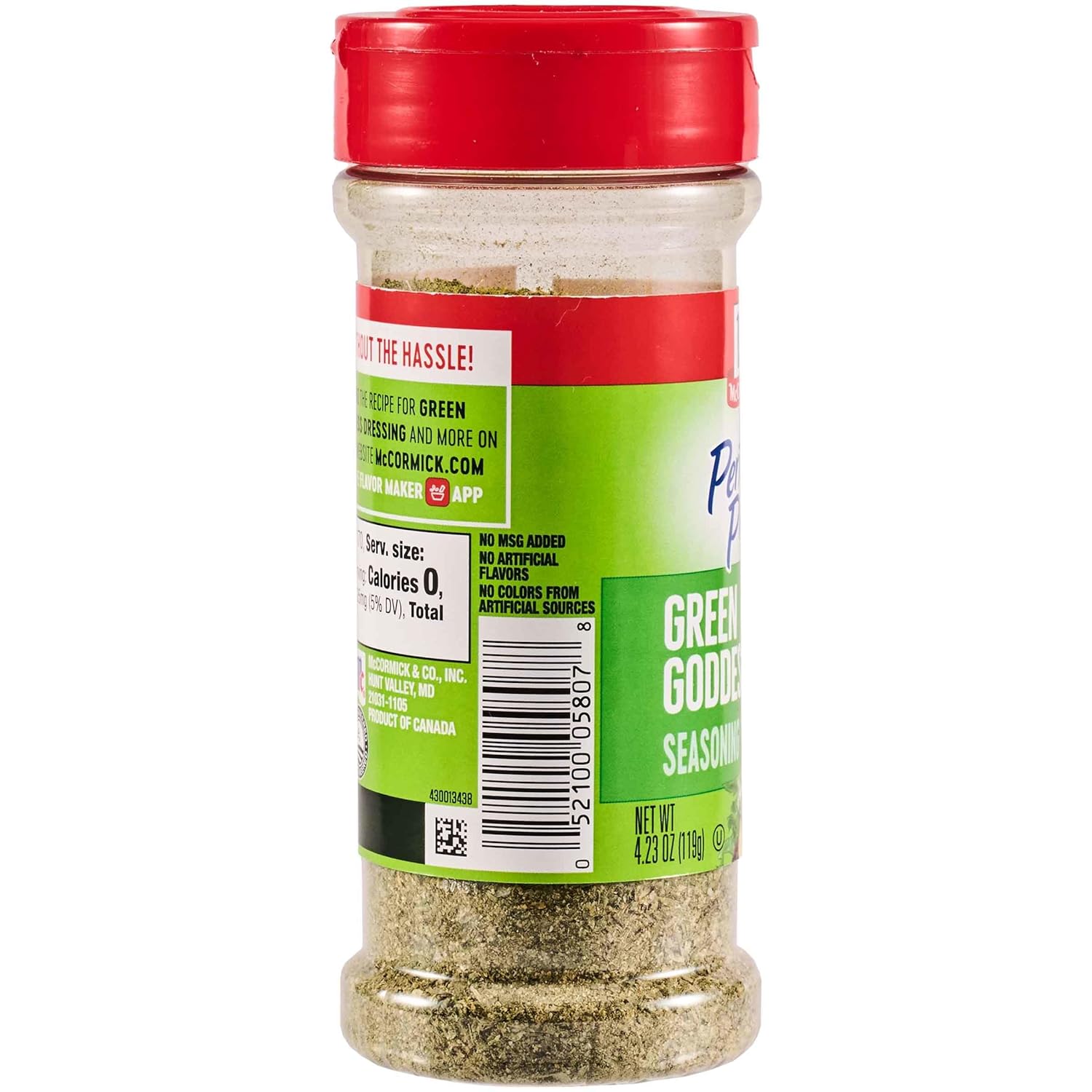 McCormick Perfect Pinch Green Goddess Seasoning – Mindful Home Cooking Spice for Calming Weeknight Dinners