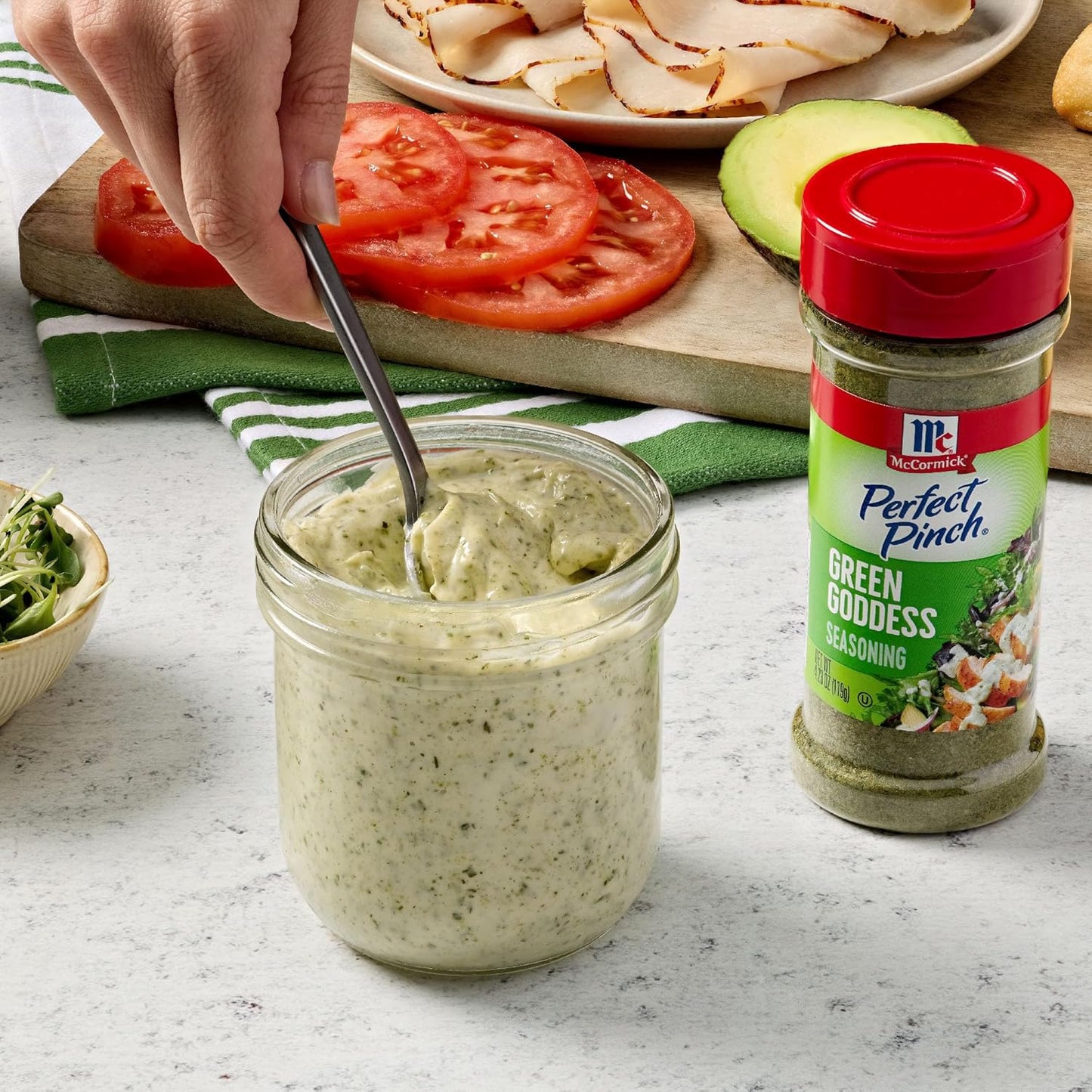 McCormick Perfect Pinch Green Goddess Seasoning – Mindful Home Cooking Spice for Calming Weeknight Dinners