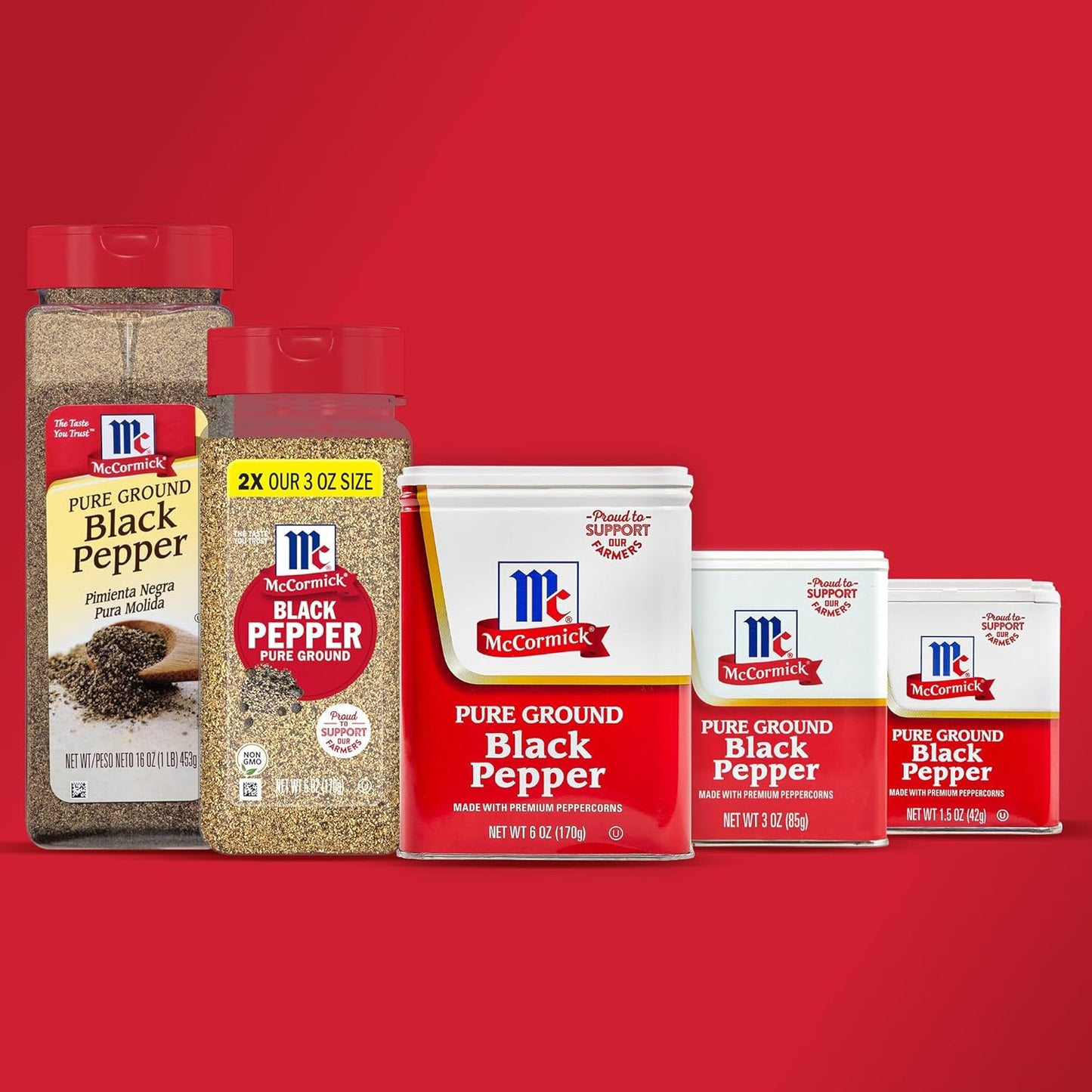 McCormick Pure Ground Black Pepper 3 oz – Clean-Ingredient Pantry Staple for Mindful Home Cooking